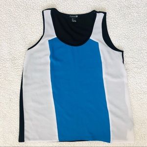 Forever 21 Three Tone Tank Top